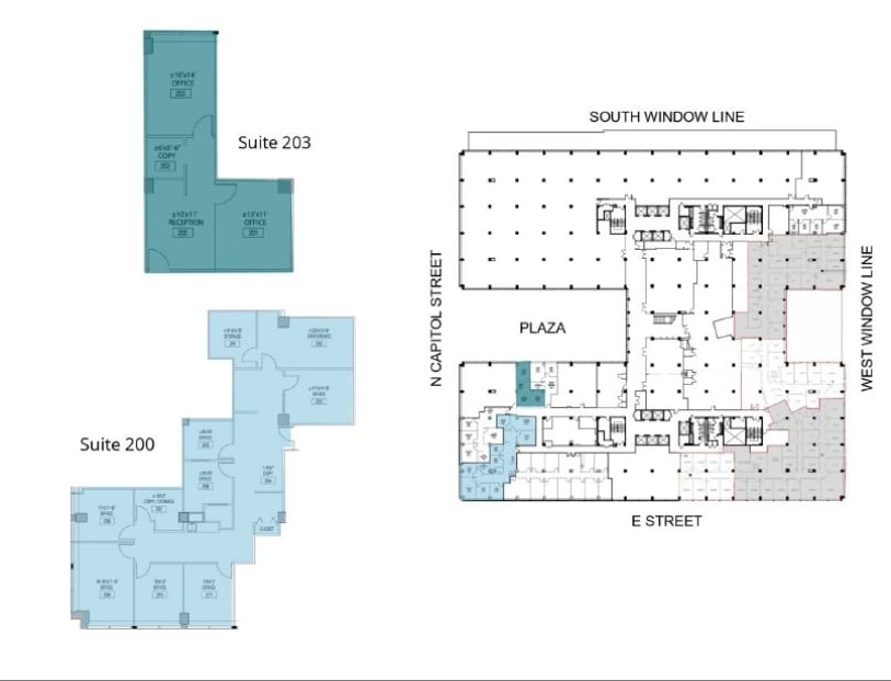 400-444 N Capitol St NW, Washington, DC à louer Plan d’étage- Image 1 de 1