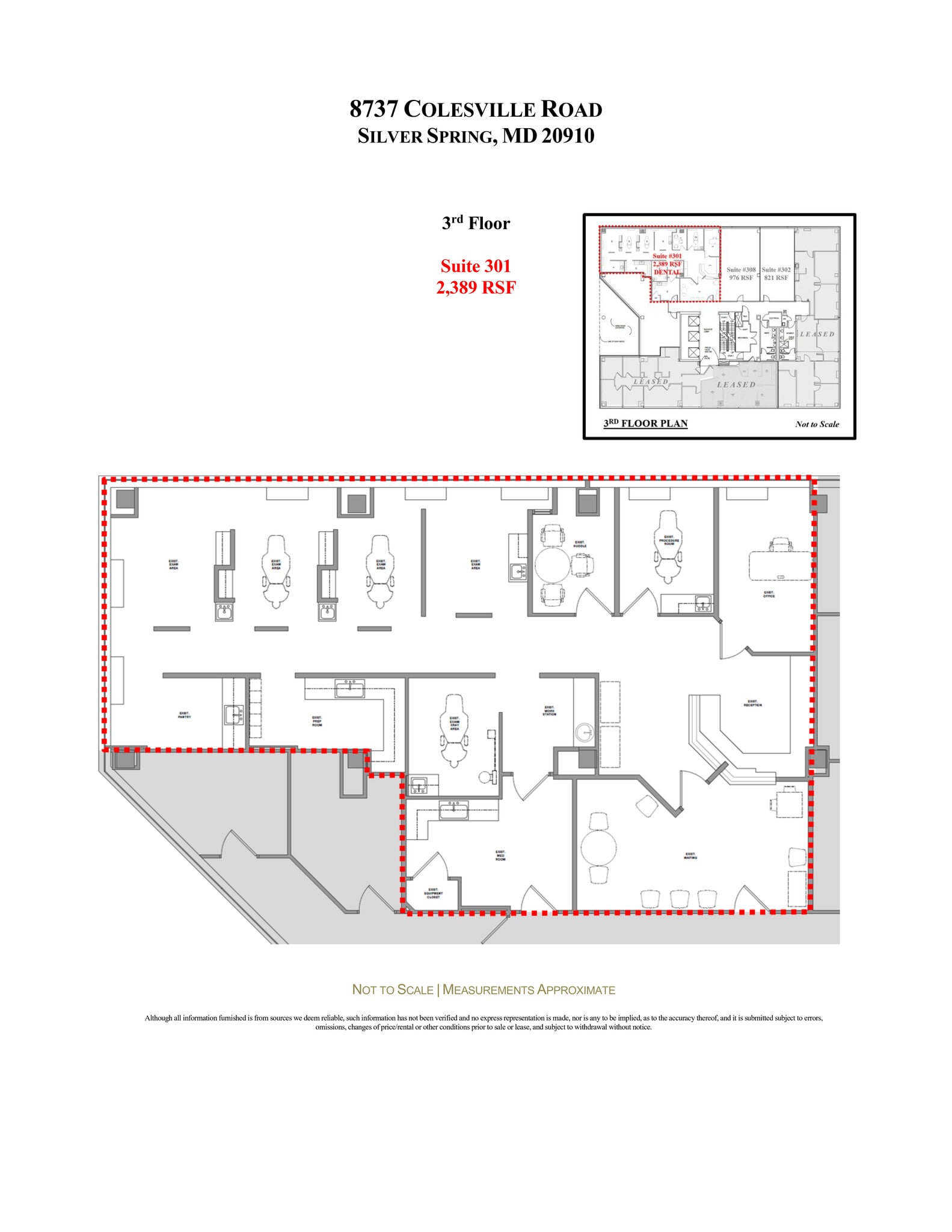 8737 Colesville Rd, Silver Spring, MD for lease Site Plan- Image 1 of 1