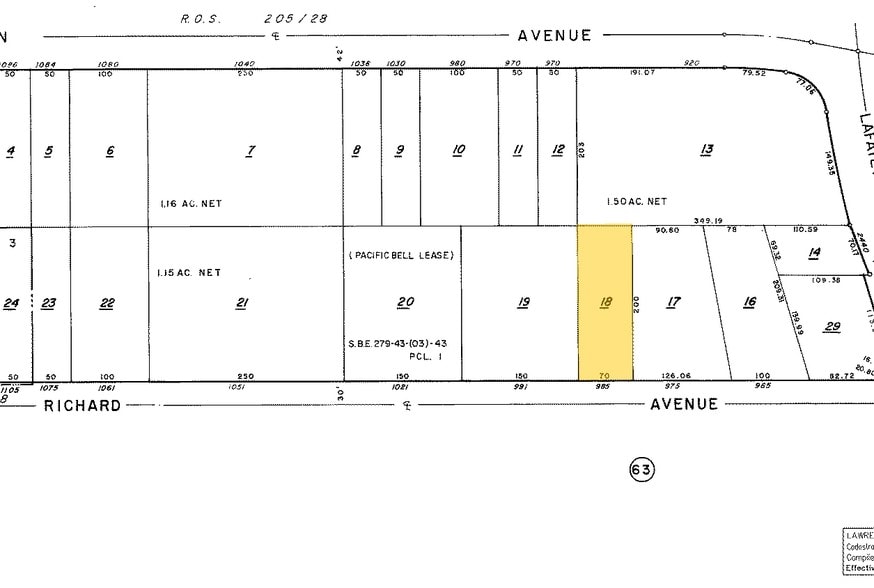 985 Richard Ave, Santa Clara, CA for lease - Plat Map - Image 3 of 3