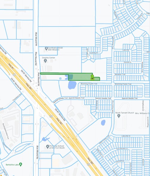 10024 Blue Mound Rd, Fort Worth, TX à vendre - Plan cadastral - Image 3 de 3