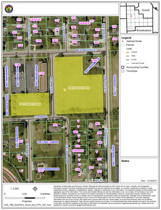 Plus de détails pour McDonough St, Joliet, IL - Terrain à vendre