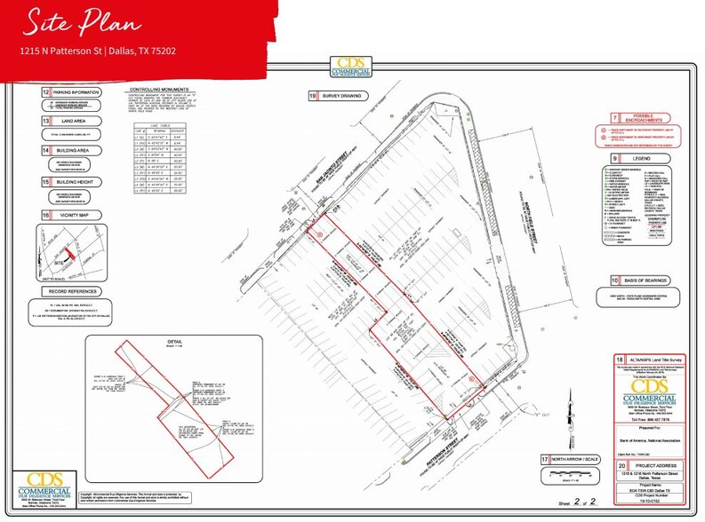 1215 Patterson St, Dallas, TX for lease - Site Plan - Image 2 of 2