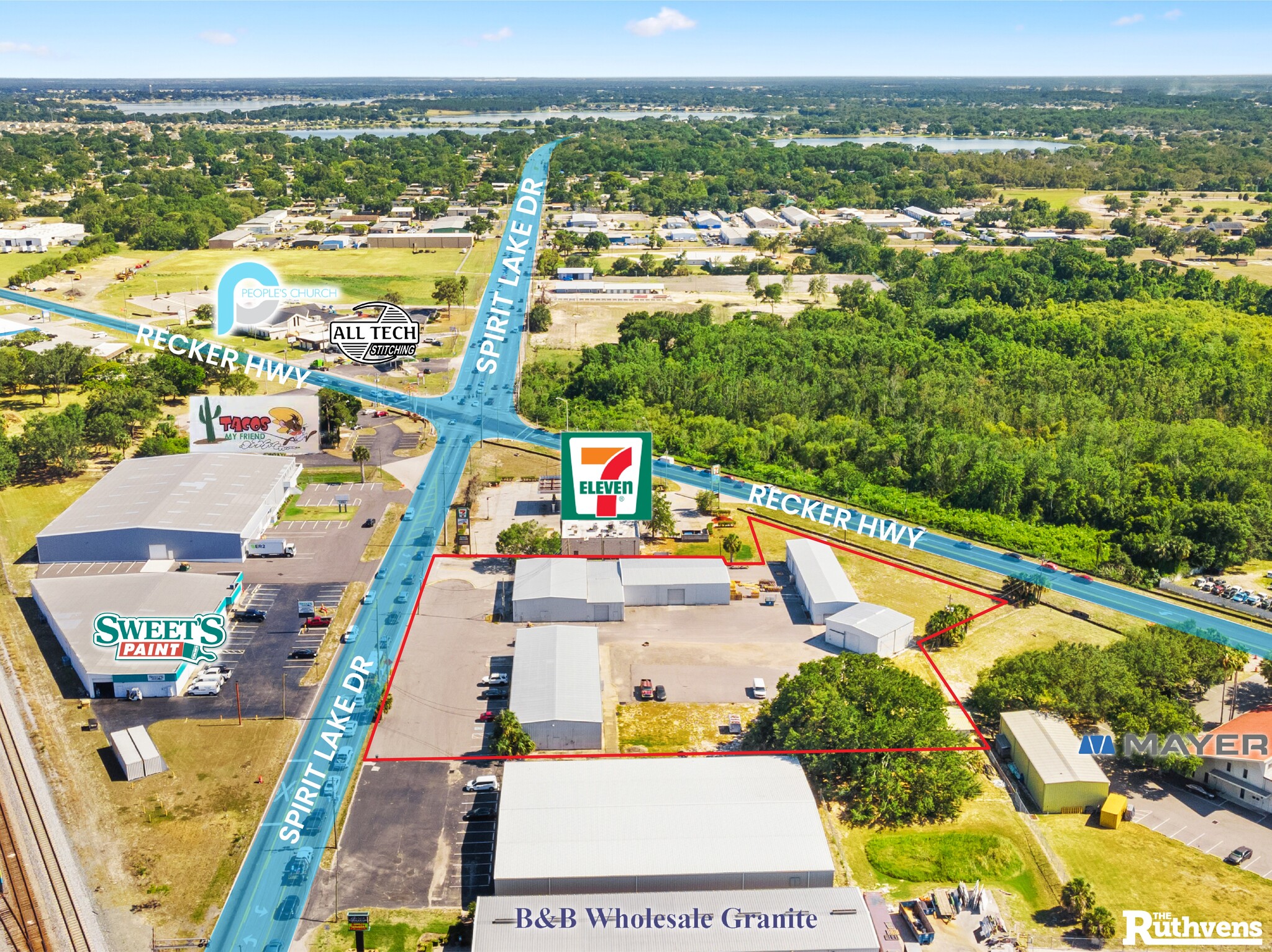 14 Spirit Lake Rd, Winter Haven, FL for lease Aerial- Image 1 of 11