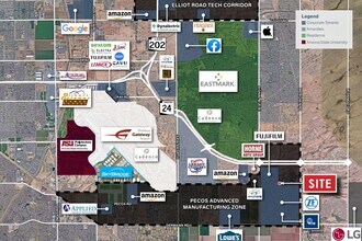 11244 E Pecos Rd, Mesa, AZ - AERIAL  map view