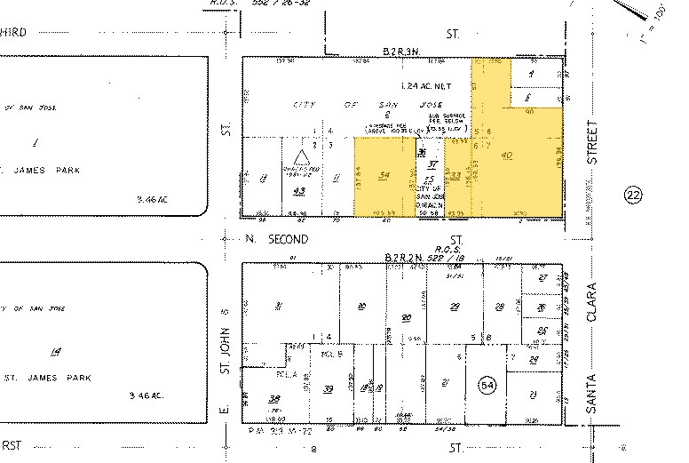 75 E Santa Clara St, San Jose, CA à louer - Plan cadastral - Image 2 de 55