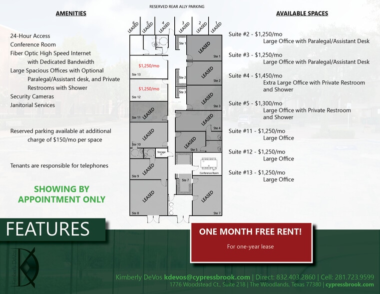 221-223 Simonton St, Conroe, TX à louer - Photo du bâtiment - Image 2 de 11