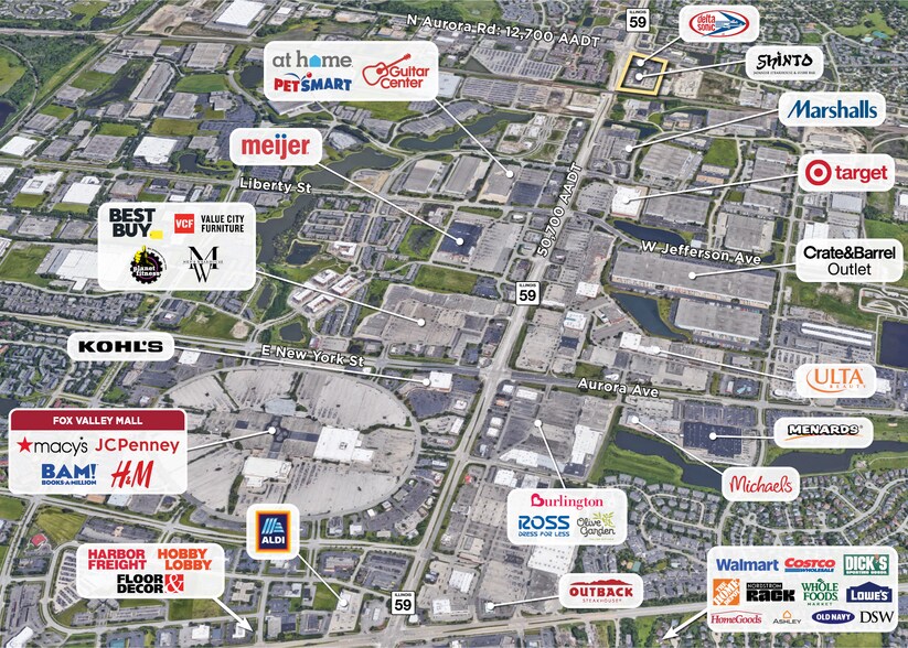 S State Route 59, Naperville, IL for lease - Aerial - Image 2 of 3