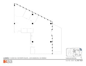11355 W Olympic Blvd, Los Angeles, CA for lease Site Plan- Image 1 of 5