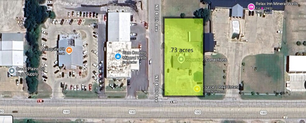 4101 Highway 180 E, Mineral Wells, TX à vendre - Aérien - Image 1 de 15