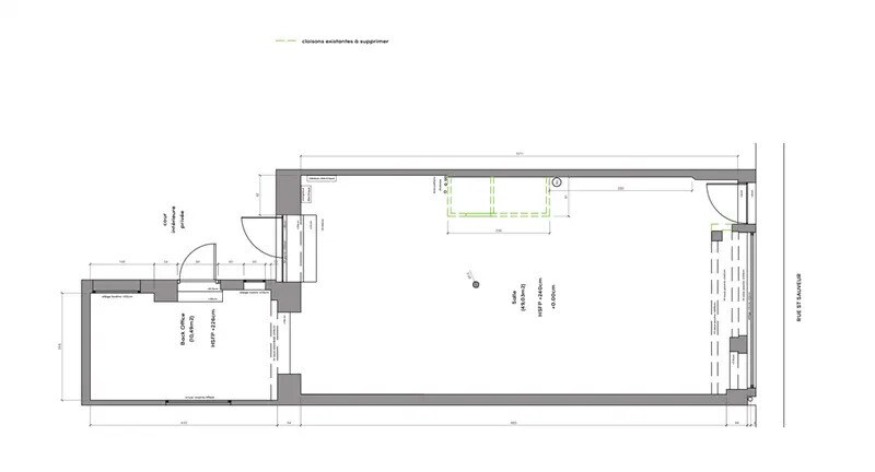 Retail in Paris for lease - Building Photo - Image 3 of 6
