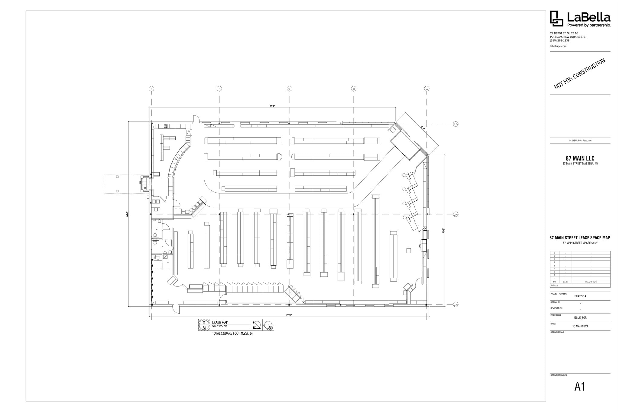 87 Main St, Massena, NY à louer Plan de site- Image 1 de 1