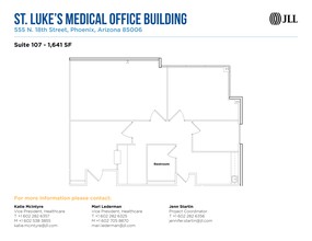 555 N 18th St, Phoenix, AZ à louer Plan de site- Image 1 de 3