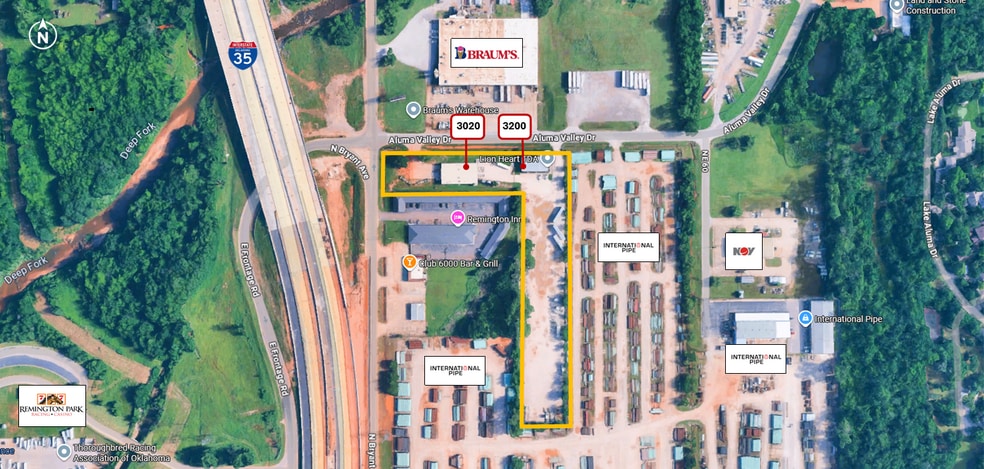 3020-3200 Aluma Valley Dr, Oklahoma City, OK for lease - Building Photo - Image 1 of 5