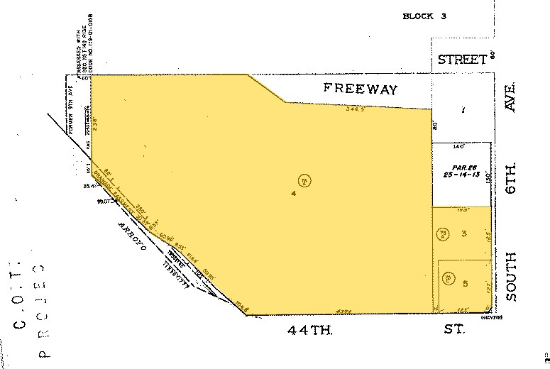 3300-3398 S 6th Ave, Tucson, AZ à louer - Plan cadastral - Image 2 de 13