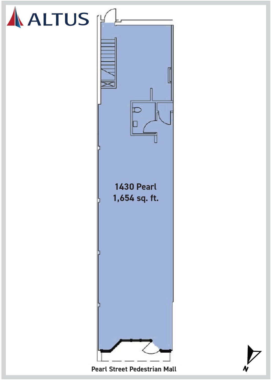 2010 14th St, Boulder, CO à louer Plan d’étage- Image 1 de 3