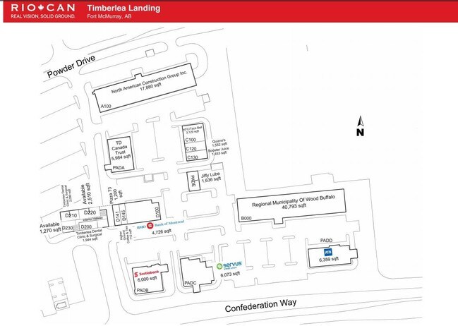 Plus de détails pour 289 Powder Dr, Wood Buffalo, AB - Bureau/Commerce de détail à louer