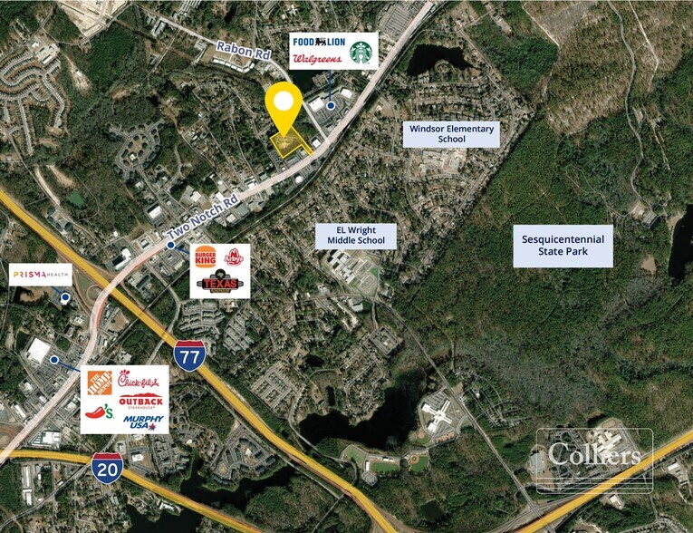 8911 Two Notch Rd, Columbia, SC à vendre - Photo du bâtiment - Image 2 de 3