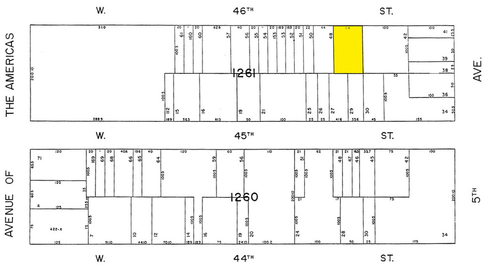 10 W 46th St, New York, NY for sale - Plat Map - Image 2 of 17