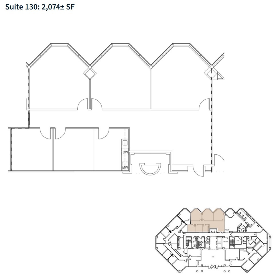 745 E Mulberry Ave, San Antonio, TX à louer Plan d’étage- Image 1 de 1