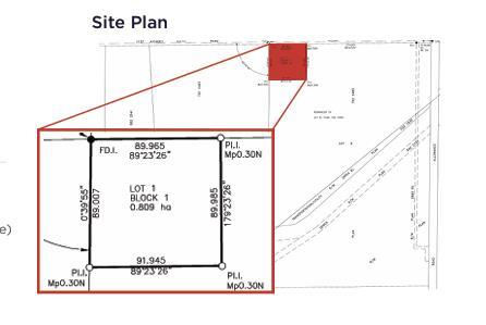 18825 137 Av NW, Edmonton, AB à vendre - Plan de site - Image 2 de 2