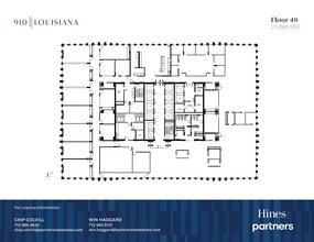 910 Louisiana St, Houston, TX à louer Plan d’étage- Image 1 de 1