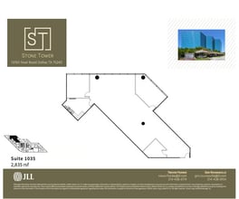 13760 Noel Rd, Dallas, TX à louer Plan d’étage- Image 1 de 2