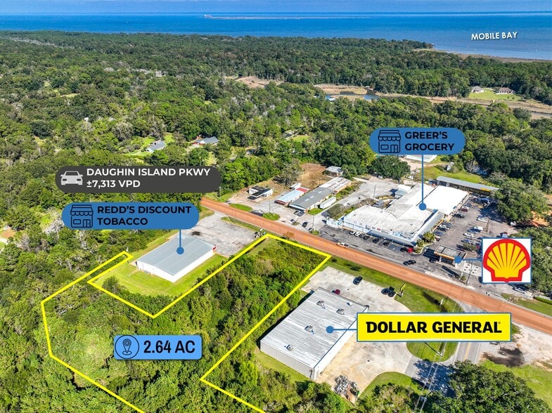 adj. to 3280 Fowl River Road, Theodore, AL à vendre - Photo du bâtiment - Image 2 de 37