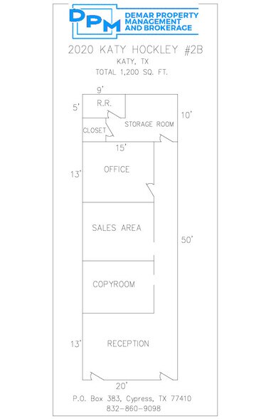 5160 Franz Rd, Katy, TX à louer - Plan d’étage - Image 3 de 3