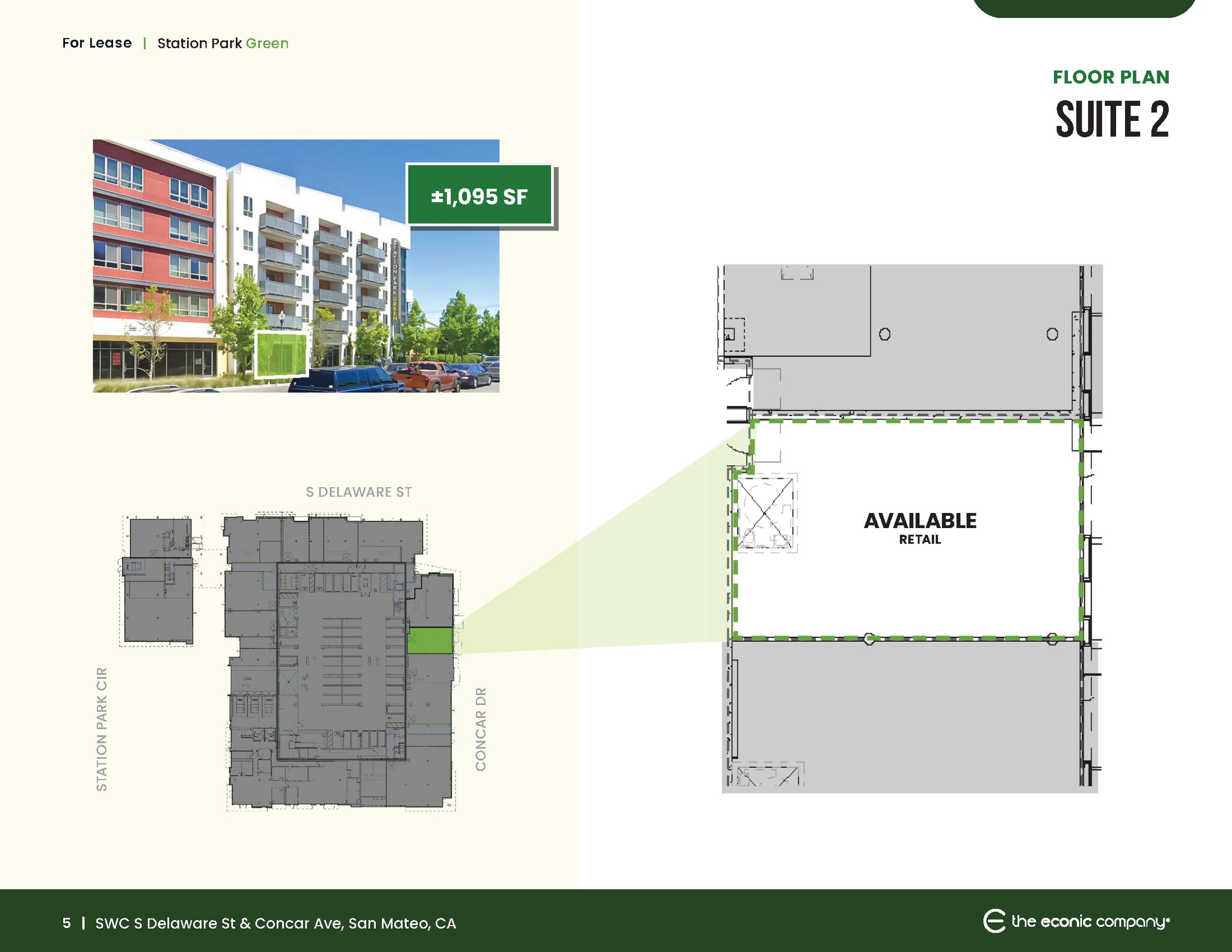 430 Station Park Cir S100, San Mateo, CA à louer Plan d’étage- Image 1 de 1
