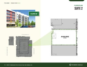 430 Station Park Cir S100, San Mateo, CA à louer Plan d’étage- Image 1 de 1