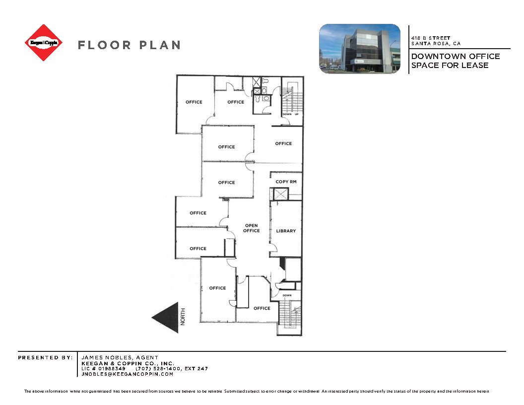 418 B St, Santa Rosa, CA à louer Plan d  tage- Image 1 de 1