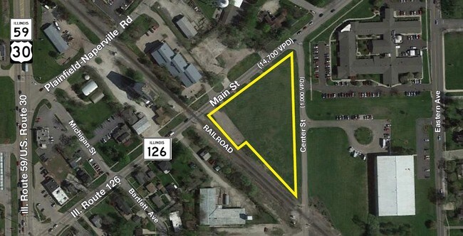 Plus de détails pour SWC E Main St & Center St, Plainfield, IL - Terrain à vendre