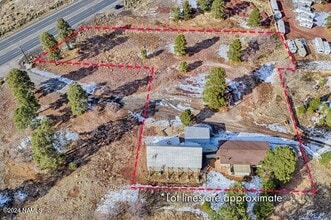7725 N US Highway 89, Flagstaff, AZ - AERIAL  map view