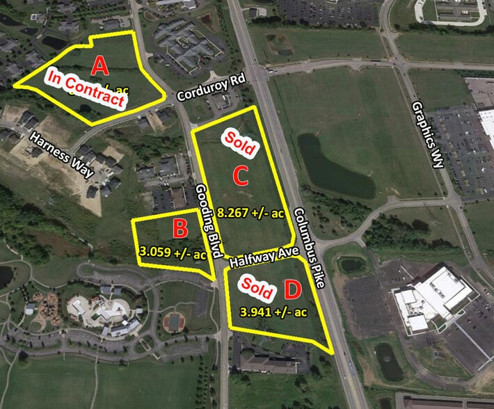 0 Gooding Blvd, Delaware, OH for sale - Aerial - Image 2 of 6