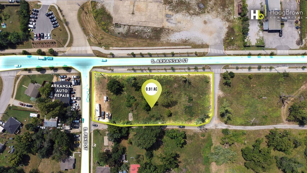511 S Arkansas St, Rogers, AR for sale - Aerial - Image 3 of 5