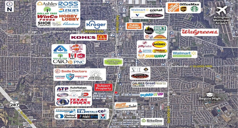 7001 S Cooper St, Arlington, TX à vendre - Photo du bâtiment - Image 3 de 3