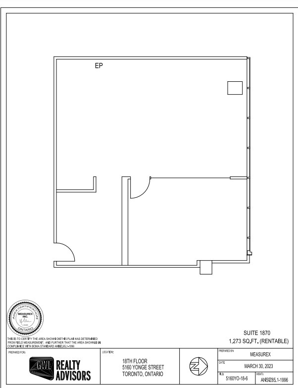 5150-5160 Yonge St, Toronto, ON for lease Floor Plan- Image 1 of 1