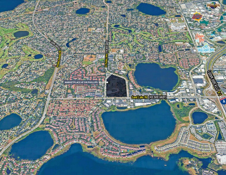 7524 Dr Phillips Blvd, Orlando, FL à louer - Aérien - Image 2 de 4