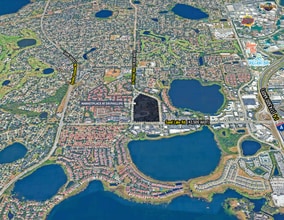 7524 Dr Phillips Blvd, Orlando, FL - AERIAL  map view