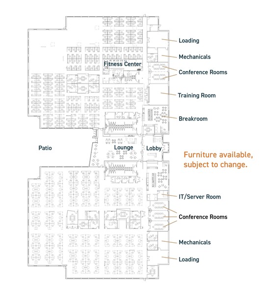 1117-1125 Deming Way, Madison, WI à louer - Plan d’étage - Image 2 de 12