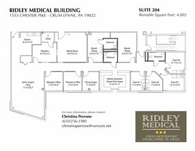 1553 Chester Pike, Crum Lynne, PA for lease Floor Plan- Image 1 of 8