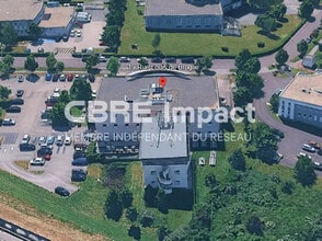 Dijon, CDO - AÉRIEN Vue de la carte