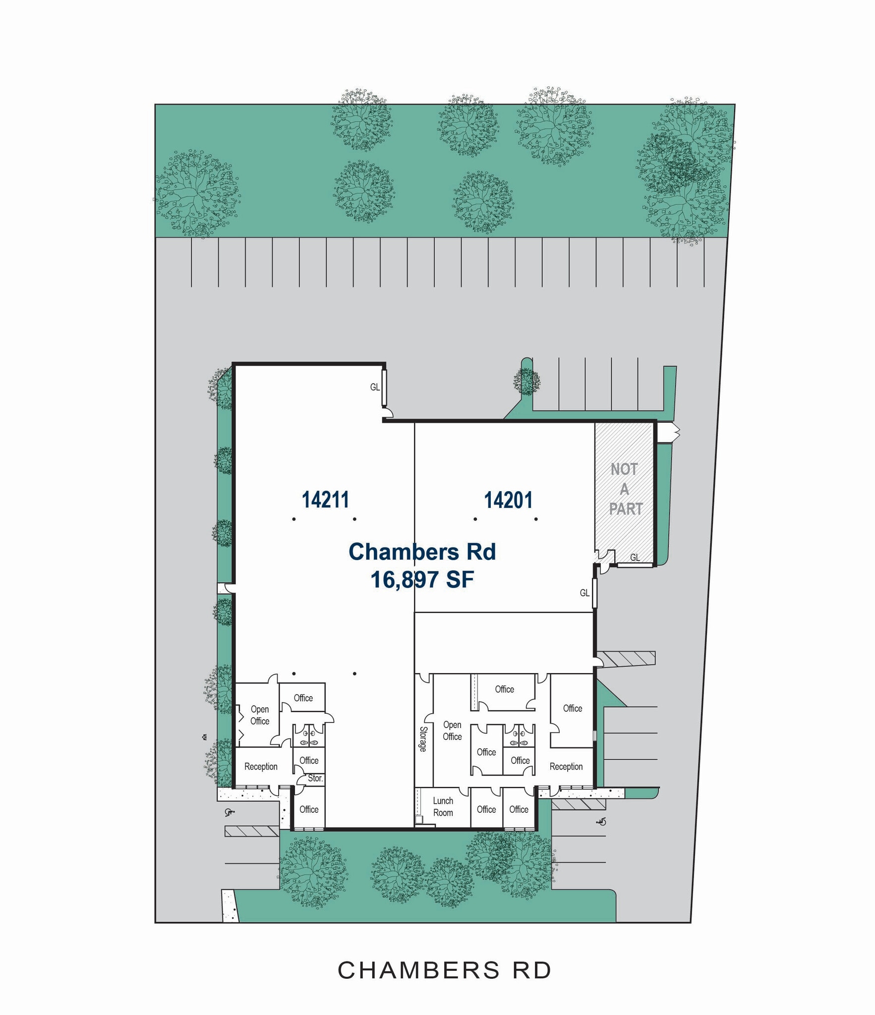 14201-14211 Chambers Rd, Tustin, CA for lease Site Plan- Image 1 of 1