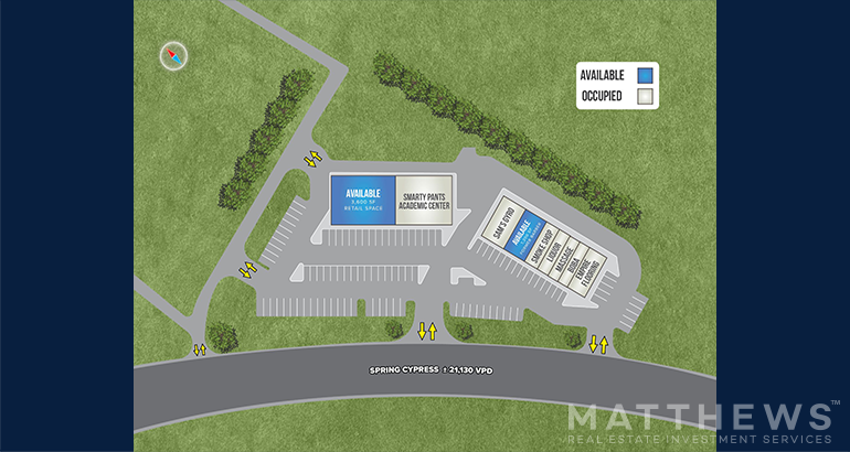 6224 Spring Cypress Rd, Spring, TX à louer - Plan de site - Image 3 de 3