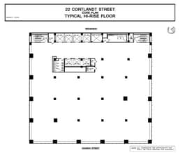 22 Cortlandt St, New York, NY for lease Floor Plan- Image 1 of 1