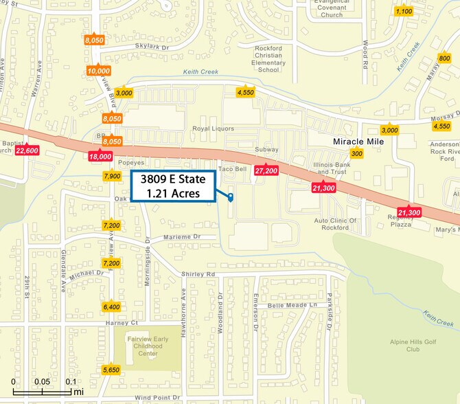 3809-3857 E State St, Rockford, IL à vendre - Photo du bâtiment - Image 2 de 4