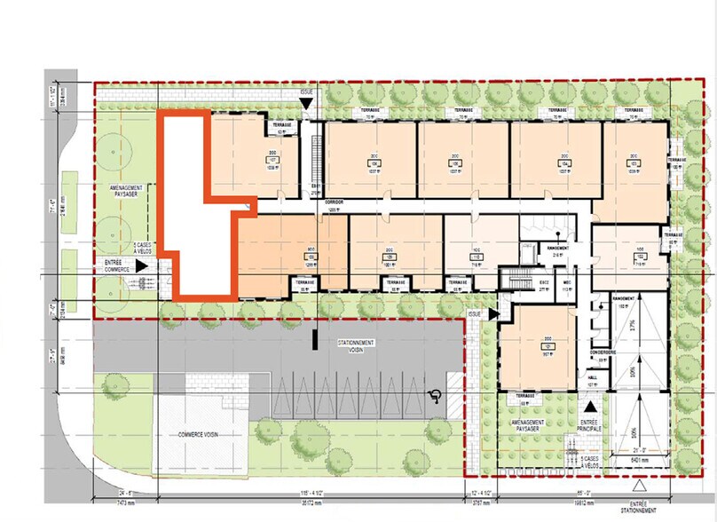 1682 rue de Montarville, Saint-bruno, QC à louer - Plan de site - Image 2 de 2