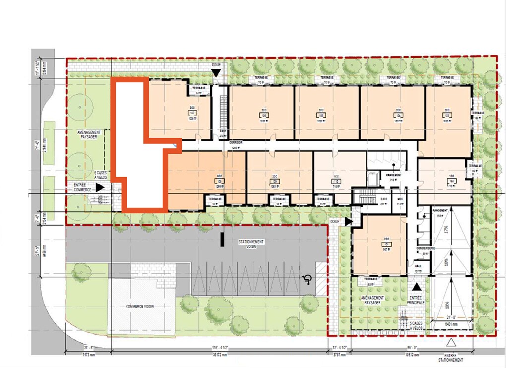 1682 rue de Montarville, Saint-bruno, QC à louer Plan de site- Image 1 de 1