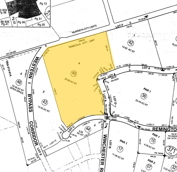 42500 Winchester Rd, Temecula, CA for lease - Plat Map - Image 2 of 9
