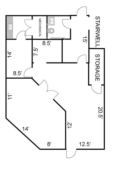 117 Hexham Dr, Lynchburg, VA à louer - Plan d  tage - Image 2 de 3